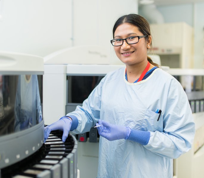 Allied Health professional at work